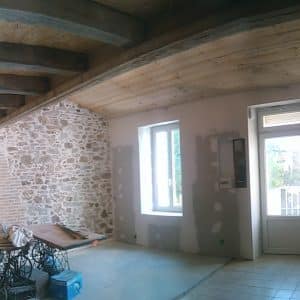 Rénovation électricité/isolation – Maison de Tisserand