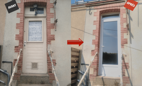 Rénovation d’une porte